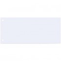 Separatore per archivio con due fori Q-Connect 24x10,5 cm 190 g/m² bianco conf. da 100 - KF00515