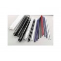 Dorsi plastici a 21 anelli GBC CombBind 45 mm A4 nero - fino a 400 fogli conf da 50 dorsi - 4028186