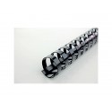 Dorsi plastici a 21 anelli GBC CombBind 51 mm A4 nero - fino a 450 fogli conf da 50 dorsi - 4028187