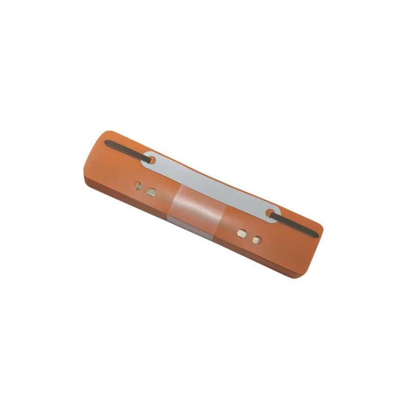 Pressini fermafogli Q-Connect 34x150 mm arancio conf. da 25 - 2012500610 ( Conf.2)