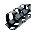 Dorsi plastici a 21 anelli GBC CombBind 19 mm A4 nero - fino a 165 fogli conf da 100 dorsi - 4028601