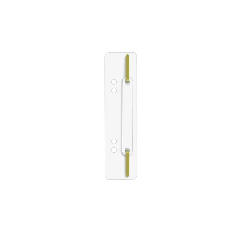 Pressini fermafogli Q-Connect 34x150 mm bianco conf. da 25 - 2012500010 (Conf.2)