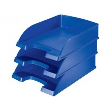 Vaschetta portacorrispondenza Leitz PLUS STANDARD in polistirene A4 blu 52270235 (Conf.5)