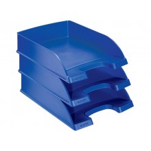 Vaschetta portacorrispondenza Leitz PLUS STANDARD in polistirene A4 blu 52270235 (Conf.5)