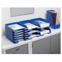 Vaschetta portacorrispondenza Leitz PLUS STANDARD in polistirene A4 blu 52270235 (Conf.5)