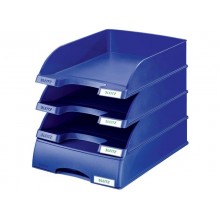 Vaschetta portacorrispondenza Leitz PLUS STANDARD in polistirene A4 blu 52270235 (Conf.5)