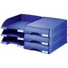 Vaschetta portacorrispondenza Leitz PLUS STANDARD in polistirene A4 blu 52270235 (Conf.5)
