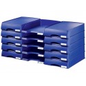 Vaschetta portacorrispondenza Leitz PLUS STANDARD in polistirene A4 blu 52270235 (Conf.5)