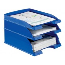 Vaschetta portacorrispondenza Leitz PLUS STANDARD in polistirene A4 blu 52270235 (Conf.5)