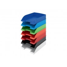 Vaschetta portacorrispondenza Leitz PLUS STANDARD in polistirene A4 nero 52270295 (Conf.5)
