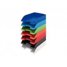 Vaschetta portacorrispondenza Leitz PLUS STANDARD in polistirene A4 nero 52270295 (Conf.5)