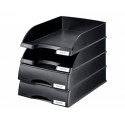 Vaschetta portacorrispondenza Leitz PLUS STANDARD in polistirene A4 nero 52270295 (Conf.5)