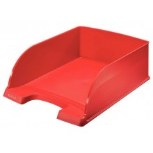 Vaschetta portacorrispondenza impilabile Leitz PLUS JUMBO in polistirolo A4 rosso 52330025 (Conf.4)