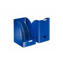 Portariviste ad alta capacità 20,5 cm Leitz PLUS JUMBO in polistirolo A4 blu 52390035