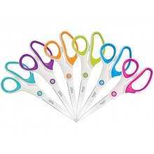 Forbici da ufficio Leitz WOW asimmetrica acciaio inox rivestito in titanio fucsia 20,5 cm - 53192123