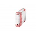 Scatola archivio Esselte SPEEDBOX dorso 10 cm bianco/rosso 10x25x35 cm 623908 (Conf.25)