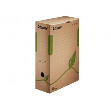 Scatola archivio Esselte ECOBOX dorso 10 cm avana/verde 10x23,3x32,7 cm 623917 (Conf.25)