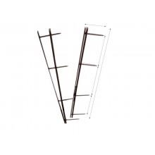 Pettini per rilegatura GBC VeloBind con 4 denti 45 mm a4 bianco conf da 25 pettini - A9741639