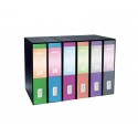 Registratore a leva DOX1 Commerciale S. Francisco 28,5x31,5 cm - dorso 8 cm azzurro - D15116