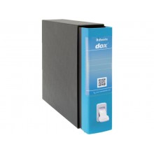 Registratore a leva DOX2 Protocollo 28,5x35 cm - dorso 8 cm blu chiaro D26201