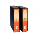 Registratore a leva DOX2 Protocollo 28,5x35 cm - dorso 8 cm arancione arancione - D26202