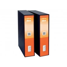 Registratore a leva DOX2 Protocollo 28,5x35 cm - dorso 8 cm arancione arancione - D26202