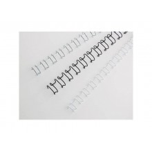 Spirali metalliche a 21 anelli GBC WireBind 14 mm A4 argento conf da 100 spirali - IB161438