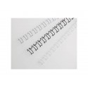 Spirali metalliche a 21 anelli GBC WireBind 10 mm A4 nero conf da 100 spirali - IB165221