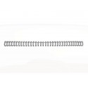Spirali metalliche a 34 anelli GBC WireBind 14 mm A4 nero conf da 100 spirali - RG810910