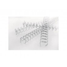 Spirali metalliche a 34 anelli GBC WireBind 14 mm A4 nero conf da 100 spirali - RG810910