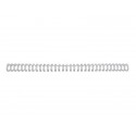 Spirali metalliche a 34 anelli GBC WireBind 14 mm a4 argento conf da 100 spirali - RG810997