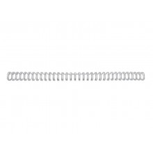 Spirali metalliche a 34 anelli GBC WireBind 14 mm a4 argento conf da 100 spirali - RG810997