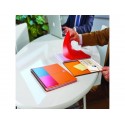 Quaderno spiralato OXFORD International Activebook Maxi A4+ grigio/arancio quadretti 5 mm - 100104329