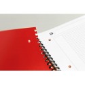 Quaderno spiralato OXFORD International Activebook Maxi A4+ grigio/arancio quadretti 5 mm - 100104329