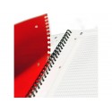 Quaderno spiralato OXFORD International Activebook Maxi A4+ grigio/arancio quadretti 5 mm - 100104329