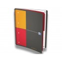 Quaderno spiralato OXFORD International Activebook Maxi A4+ grigio/arancio quadretti 5 mm - 100104329