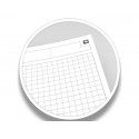 Quaderno spiralato OXFORD International Activebook Maxi A4+ grigio/arancio quadretti 5 mm - 100104329