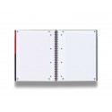 Quaderno spiralato OXFORD International Activebook Maxi A4+ grigio/arancio quadretti 5 mm - 100104329