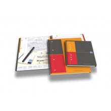 Quaderno spiralato OXFORD Organizerbook International A4+ grigio