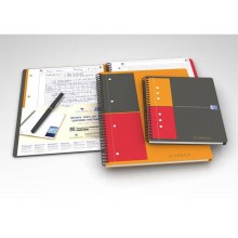 Blocchi spiralati OXFORD International Activebook A5+ grigio/arancio quadretti 5 mm 100102880
