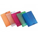 Cartellina a 3 lembi con elastico FAVORIT Lumina 24x32 cm dorso 2,5 cm trasparente - 400116647 (Conf.5)