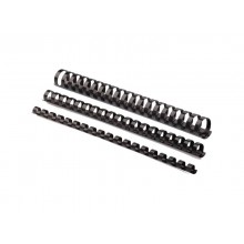 Dorsi plastici FELLOWES nero ad anello tondo 10 mm -  41-55 fogli conf.100 - 5346108