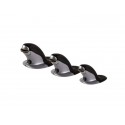 Mouse verticale FELLOWES Penguin® grande con filo grigio/nero 9894401
