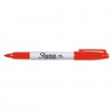 Marcatore permanente Sharpie Fine - punta tonda 1 mm rosso - S0810940 (Conf.12)