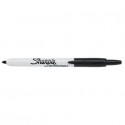 Marcatore permanente Sharpie RT a scatto F a punta conica 1 mm nero S0810840 (Conf.12)