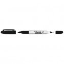 Marcatore permanente Sharpie Twin Tip EF F a doppia punta conica 1-0,5 mm nero S0811100