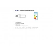Lampadina a basso consumo MAUL attacco E27, 2700 K bianco caldo 1160 lumen, classe energetica "A" - 8282105