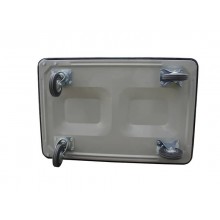 Carrello in metallo con maniglia pieghevole Viso 73x47,5x83 cm blu portata 150 kg - RMC740