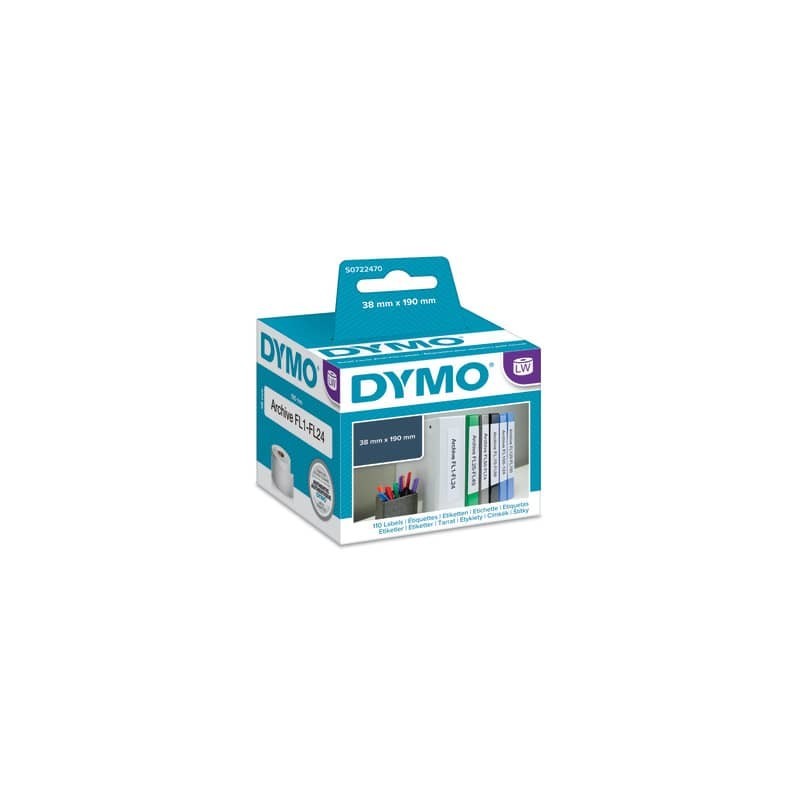 Rotolo da 110 etichette Dymo LabelWriter indirizzi standard 190x38 mm bianco S0722470