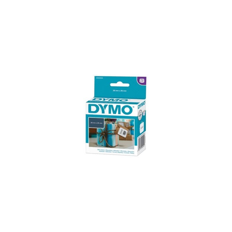 Rotolo da 750 etichette Dymo LabelWriter multiuso quadrate 25x25 mm bianco S0929120